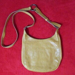 Frye Leather Small Crossbody Bag - Light Brown